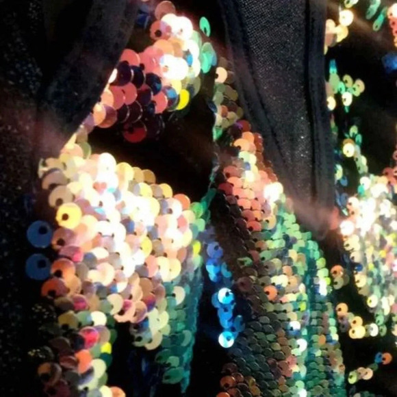 Weissman velvet and sequins dance costume for child size MC - Picture 6 of 7